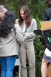 Alicia Vikander - Outside the San Vicente Bungalows in West Hollywood 10/15/2022