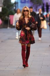 Amanda Holden Wears Floral Dress in London 10 10 2022   - 3