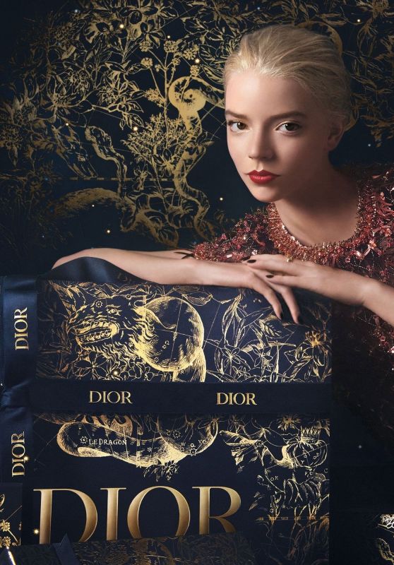 Anya TaylorJoy Dior Holiday Fall/Winter 2022 Campaign • CelebMafia