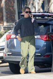Ashley Tisdale in Casual Outfit at Maru Coffee in Los Angeles 10/12/2022