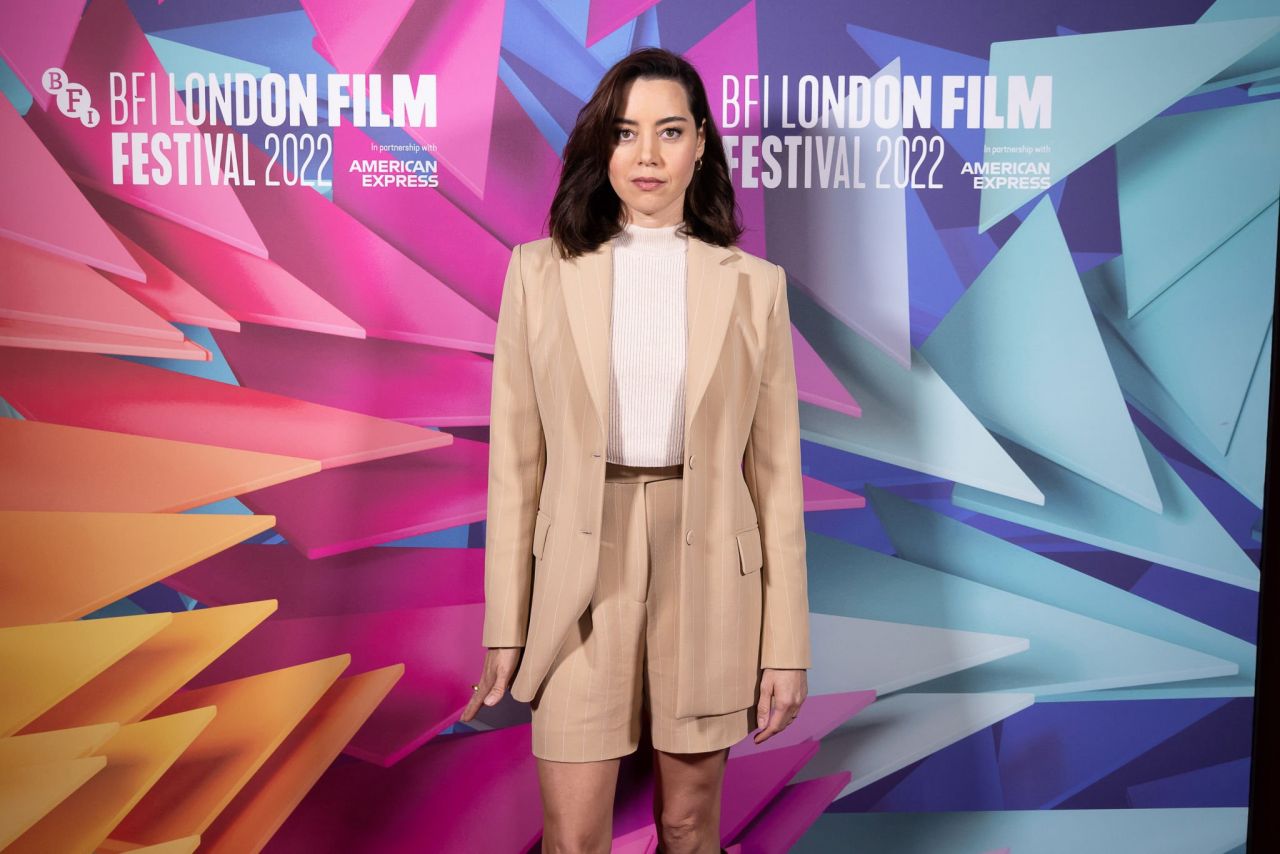 Aubrey Plaza - Screen Talk at BFI London Film Festival 10/10/2022.