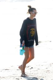 Behati Prinsloo at the Beach in Montecito 10/08/2022