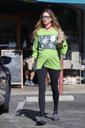 Behati Prinsloo in a Neon Green Beastie Boys Tee   Santa Barbara 10 27 2022   - 15