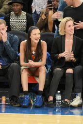 Bella Hadid and Chloe Sevigny - New York Knicks vs Detroit Pistons in New York 10/21/2022