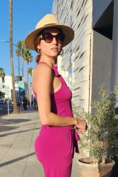 Blanca Blanco in a Pink Eva Varro Jumpsuit in Beverly Hills 09 30 2022   - 68