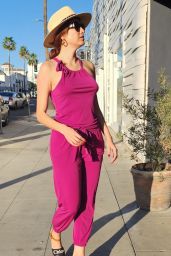 Blanca Blanco in a Pink Eva Varro Jumpsuit in Beverly Hills 09 30 2022   - 11