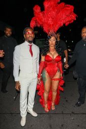 Cardi B - Arrives to Her Birthday Party in LA 10/11/2022