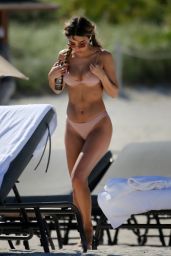 Chantel Jeffries in a Bikini in Miami 10/27/2022