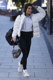 Ekin-Su Cülcüloğlu - Training for Dancing on Ice in London 10/18/2022