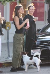 Elisabetta Canalis at Melrose Place in West Hollywood 10/10/2022