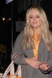 Emily Atack   Leaves a Karaoke Bar in Soho 10 26 2022   - 67