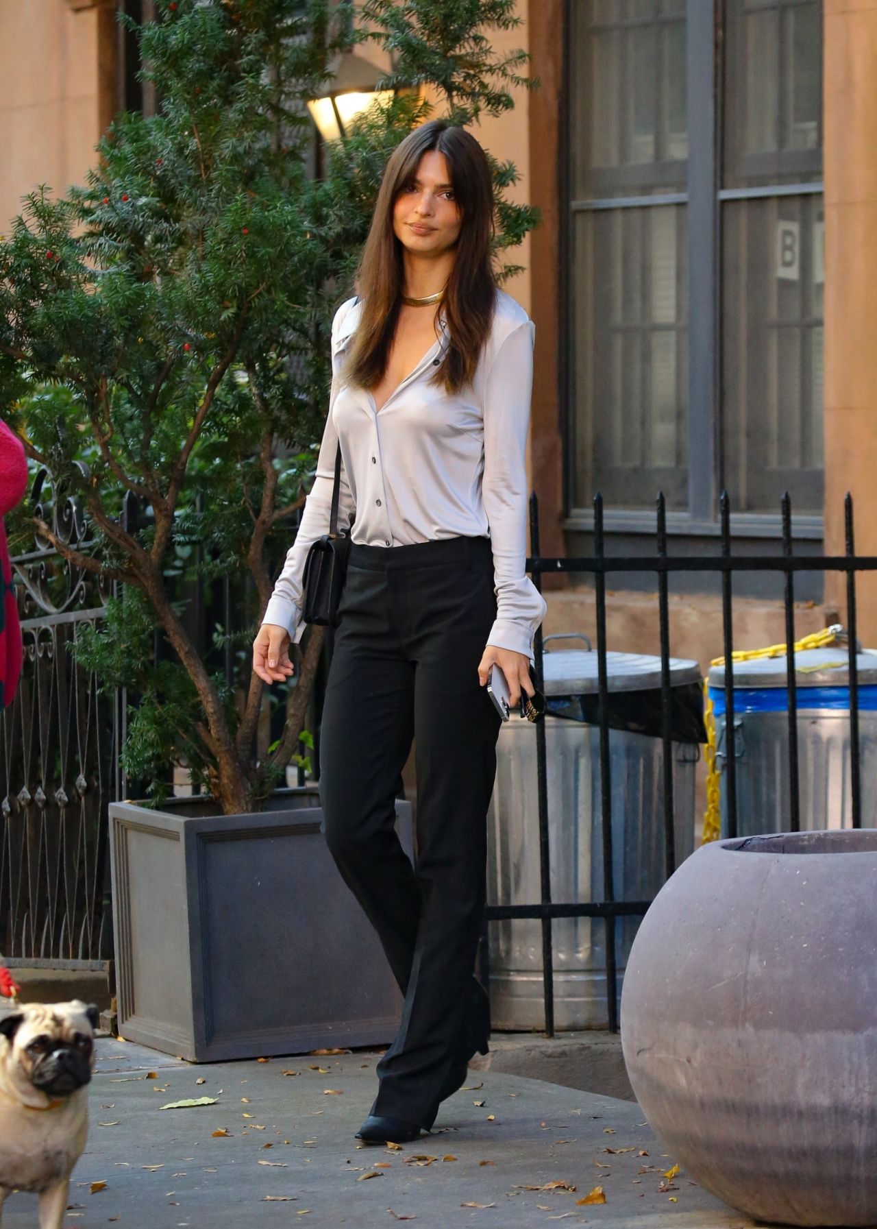 Emily Ratajkowski - Leaving Her Apartment in NY 10/19/2022 • CelebMafia