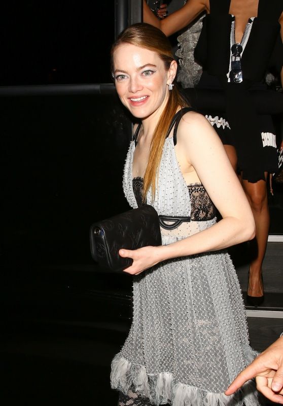 Emma Stone – Academy Museum Gala After Party in New York 10/15/2022