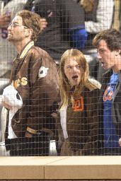 Emma Stone - New York Mets vs San Diego Padres in New York 10/07/2022