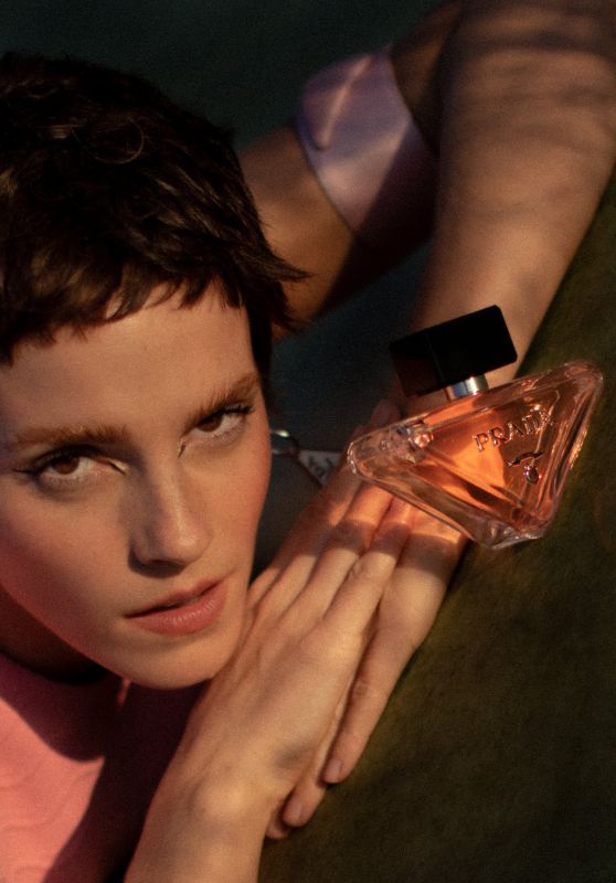 Emma Watson - Prada Paradoxe Fragrance 2022 Set Photos