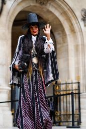 Erykah Badu - Thom Browne Fashion Show in Paris 10/03/2022