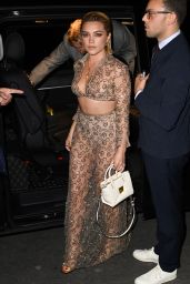 Florence Pugh Night Out in Paris 10/02/2022