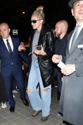 Gigi Hadid - Arrives at Her Hotel in Paris 10/01/2022