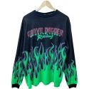 Grave Digger Flames Long Sleeve