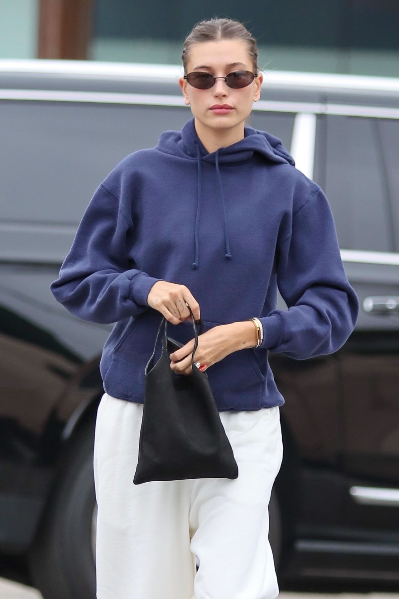 Hailey Rhode Bieber in Comfy Outfit - West Hollywood 10/11/2022