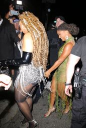 Halle Bailey and Chloe Bailey - Arriving to Cardi B’s 30th Birthday Party at Poppy in LA 10/11/2022
