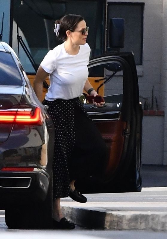 Jennifer Garner in a Polka Dot Skirt   LA 10 20 2022   - 61