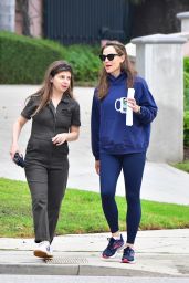 Jennifer Garner - Morning Walk in Brentwood 10/10/2022