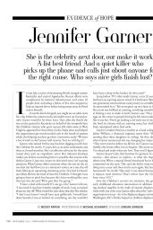 Jennifer Garner - Town & Country USA November 2022 Issue