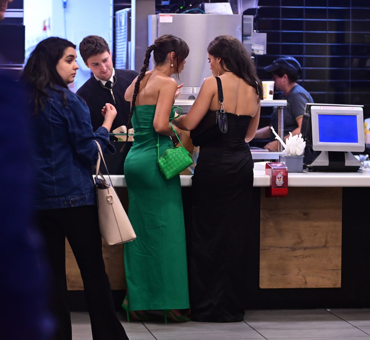 Jennifer Metcalfe and Eva O'Hara at McDonalds in London 10/17/2022