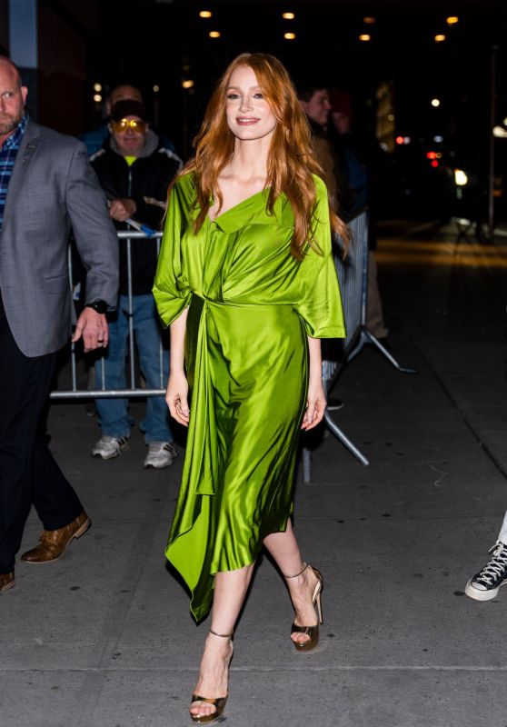 Jessica Chastain - Night Outing in New York City 10/19/2022