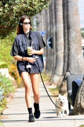 Kaia Gerber - Dog Walk in LA 10/10/2022