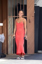 Karrueche Tran - Out in North Hollywood 10/11/2022