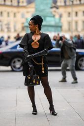 Kat Graham - Street Style Paris Fashion Week 09/29/2022