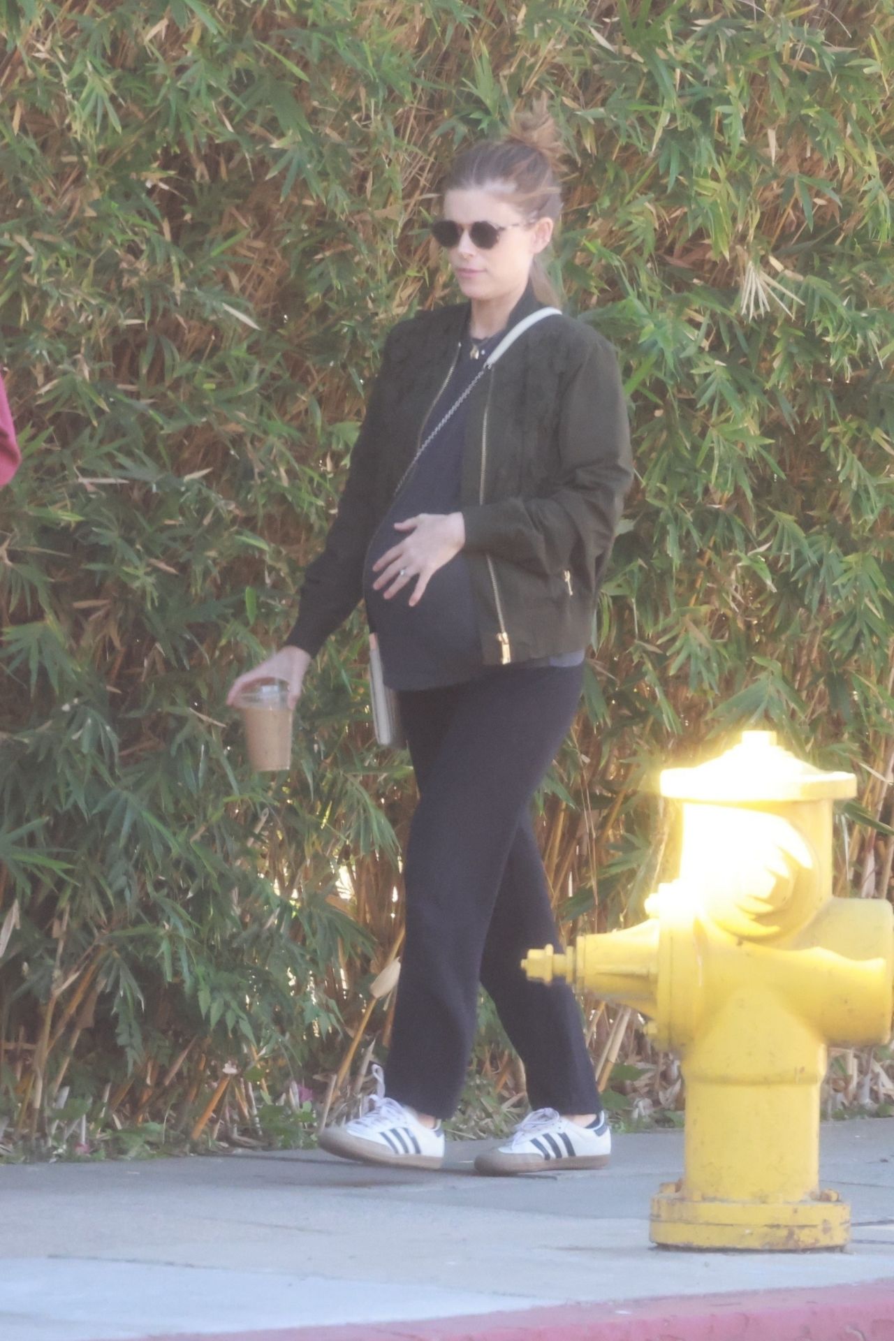 Pregnant Kate Mara out in Hollywood