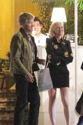 Kisten Dunst at San Vicente Bungalows in West Hollywood 10/08/2022