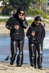 Kourtney Kardashian and Travis Barker on the Beach in Santa Barbara 10 18 2022   - 87