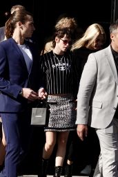 Kristen Stewart - Leaving the Chanel Show in Paris 10/04/2022