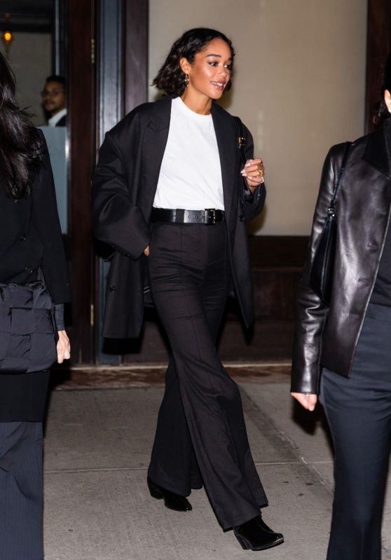 Laura Harrier - Out in New York City 10/20/2022