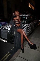 Leomie Anderson - Outside the Marc Jacobs Event in London 10/14/2022