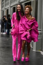 Lily Chee - Valentino Show at Paris Fashion Week 10/02/2022