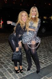 Lisa Hochstein and Alexia Nepola in Matching Dolce & Gabanna Outfits - New York 10/17/2022