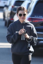 Lucy Hale at Blue Bottle Coffee in Studio City 10/30/2022