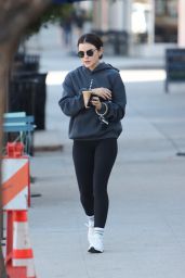 Lucy Hale at Blue Bottle Coffee in Studio City 10/30/2022