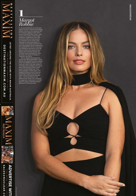 Margot Robbie - Maxim Australia November 2022 Issue