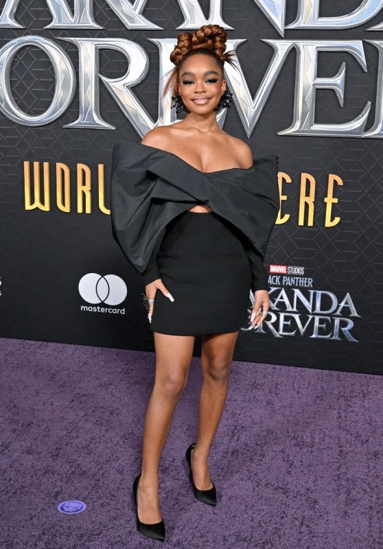 Marsai Martin – “Black Panther 2: Wakanda Forever” Premiere in Los Angeles 10/26/2022