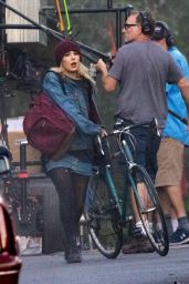 Millie Bobby Brown - "The Electric State" Filming Set in Atlanta 10/06/2022