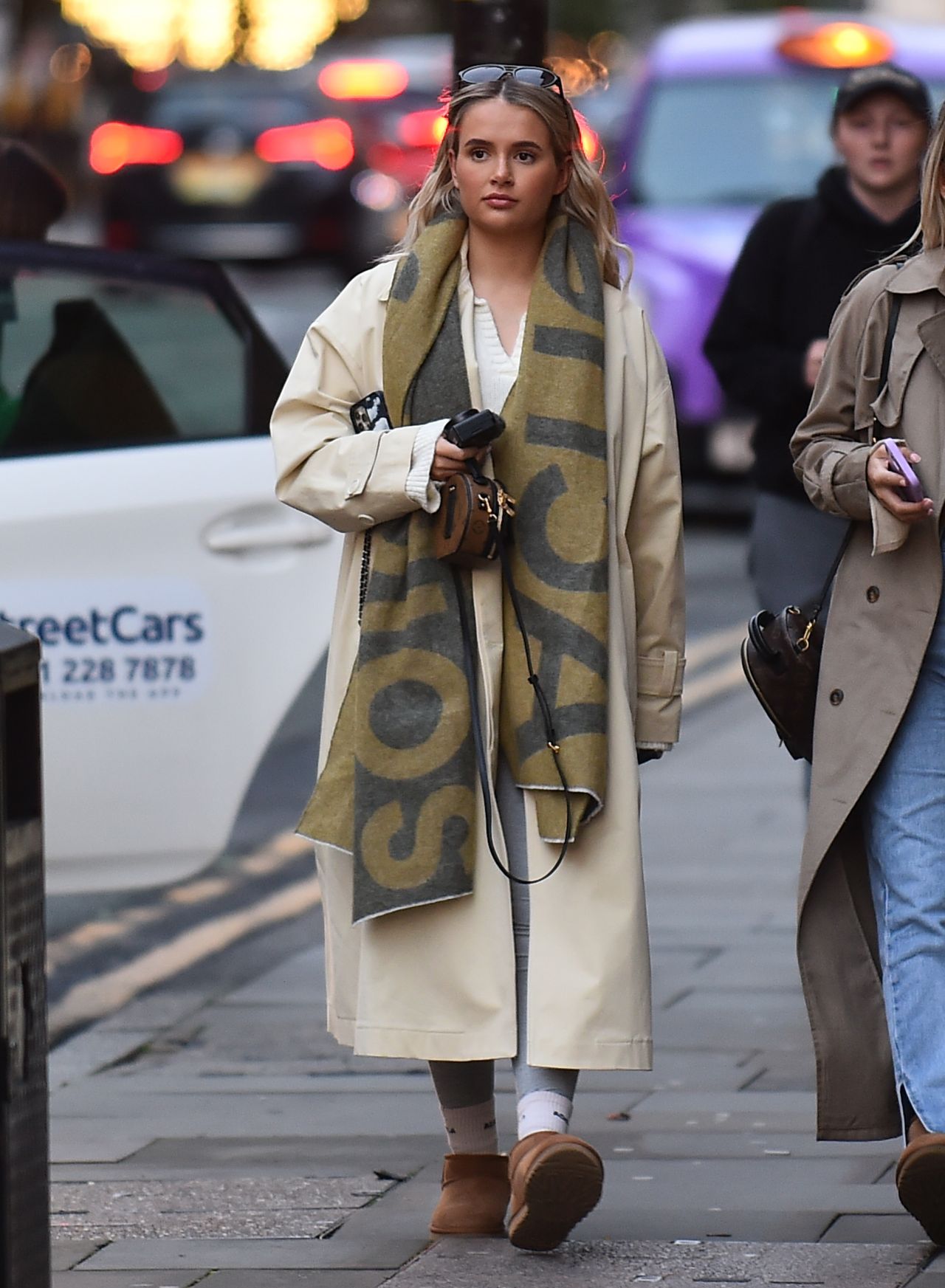 Molly-Mae Hague in a Trench Coat in Manchester 10/21/2022 • CelebMafia
