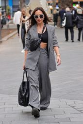 Myleene Klass in a Bra Top and Cool Grey Trouser Suit   London 10 22 2022   - 68