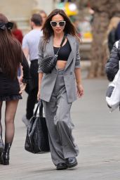 Myleene Klass in a Bra Top and Cool Grey Trouser Suit   London 10 22 2022   - 36