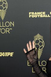 Nabilla Benattia – Ballon d’Or 2022 Ceremony in Paris 10/17/2022